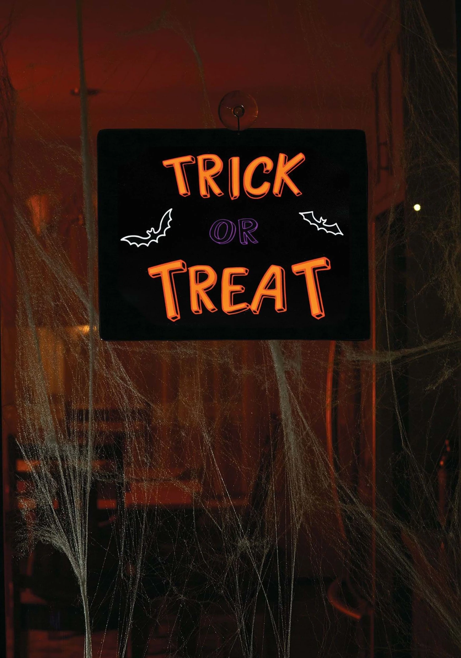 Fun World 11-in Neon Light Trick Or Treat Sign 2 Fun World 11-in Neon Light Trick Or Treat Sign - Image 2