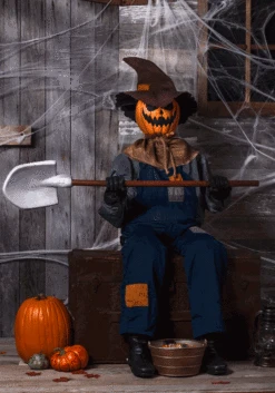 Fun World 5FT Jack Goodies Guardian Animatronic Halloween Decoration