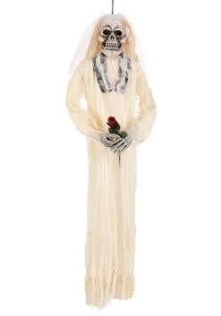 Fun World 72-Inch Hanging Skeleton Bride Halloween Decoration 11 Fun World 72-Inch Hanging Skeleton Bride Halloween Decoration -Fun Halloween Costumes 72 hanging bride alt 5