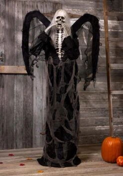 Fun World 72 Inch Black Winged Gruesome Greeter -Fun Halloween Costumes 72 inch black winged gruesome greeter alt 2