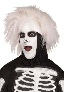 Fun World Adults Beat Boy Skeleton Wig