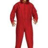 Fun World Red Bank Robber Costume For Adults