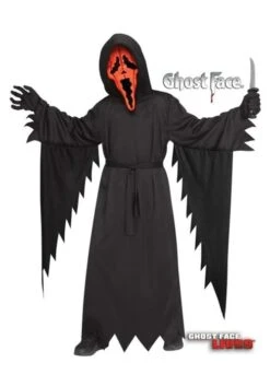 Fun World Pumpkin Ghost Face Costume For Children