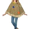 Fun World Kid's Sweet Scarecrow Poncho Costume