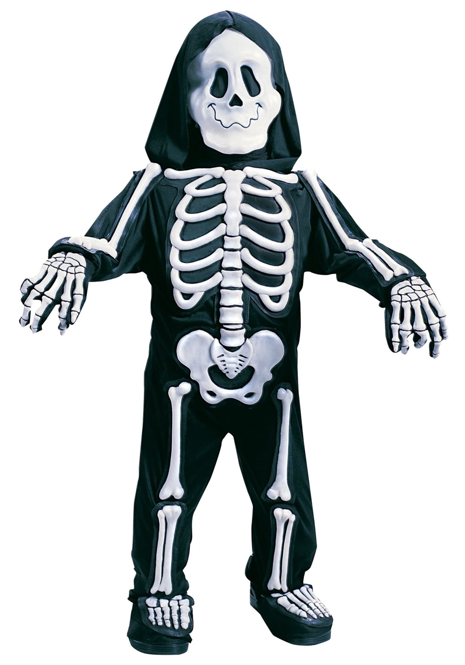 Fun World Child White Skeleton Costume 1 Fun World Child White Skeleton Costume