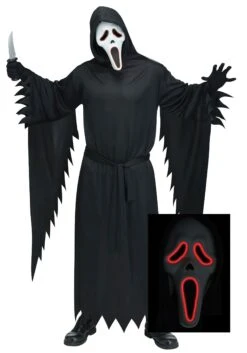 Fun World Plus Size E.L. Ghost Face Costume For Adults