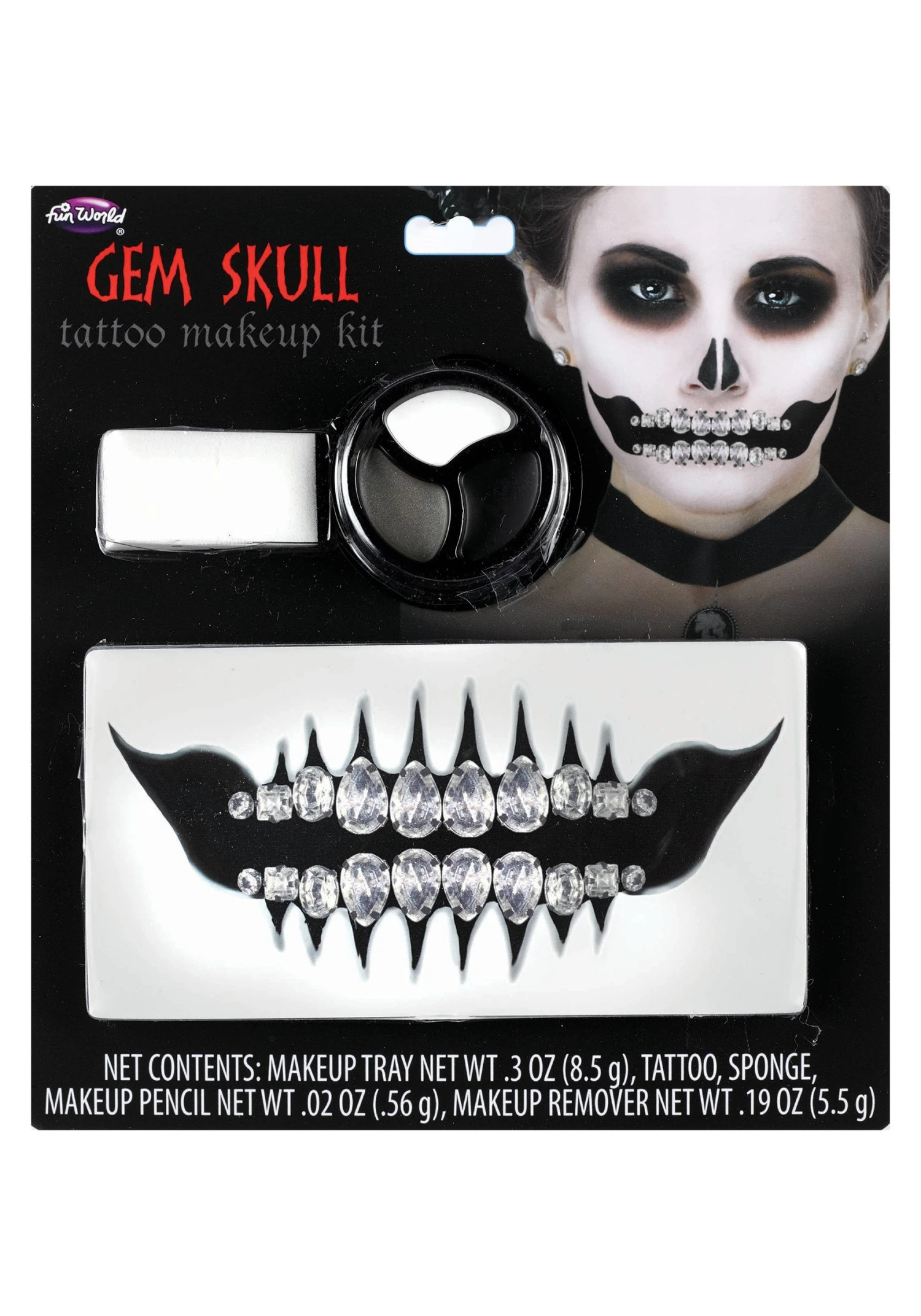 Fun World Makeup Kit Gem Skull 1 Fun World Makeup Kit Gem Skull
