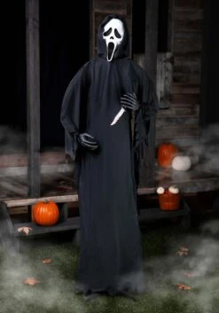 Fun World Standing 6 Foot Ghost Face Prop