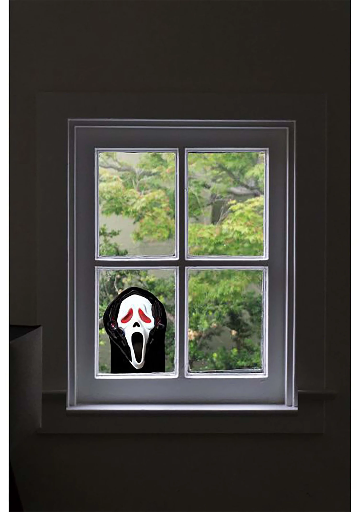 Fun World Ghost Face Window Peeper Decoration 2 Fun World Ghost Face Window Peeper Decoration - Image 2