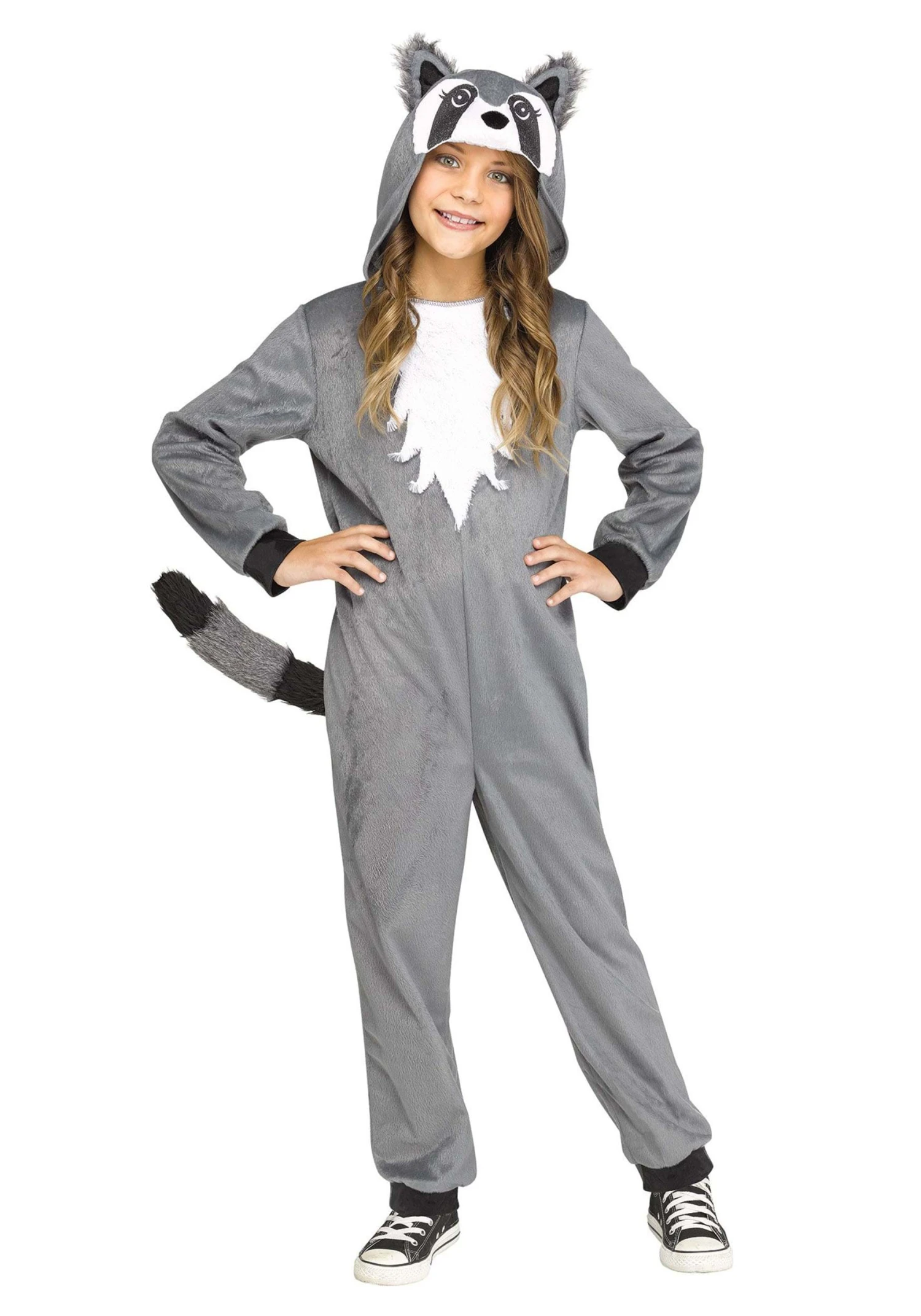 Fun World Cute Raccoon Costume For Girls 1 Fun World Cute Raccoon Costume For Girls