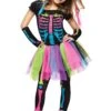 Fun World Girls Funky Punky Bones Costume