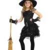 Fun World Girls Glitter Witch Costume