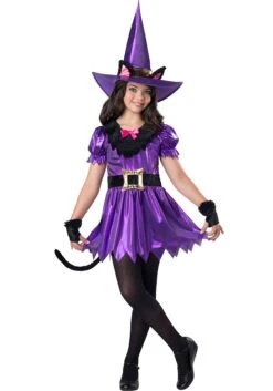 Fun World Girls Kitty Kat Witch Costume