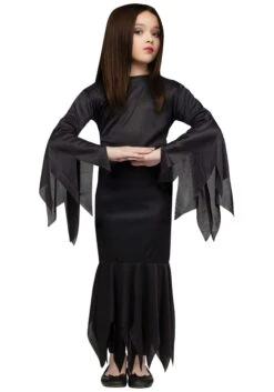 Fun World Girl's Morticia Costume Dress