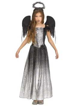 Fun World Girls Onyx Angel Costume