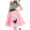 Fun World Girl's Poodle Skirt Dress Costume
