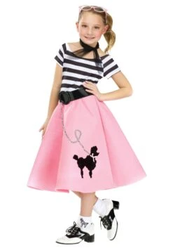 Fun World Girl's Poodle Skirt Dress Costume