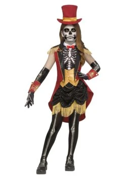 Fun World Skeletal Ringleader Costume For Girls