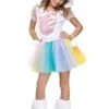 Fun World Girl's Rainbow Unicorn Tutu Costume Dress