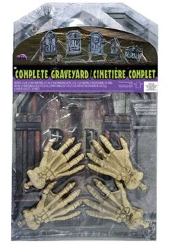 Fun World Complete Graveyard Skeleton Decoration Kit