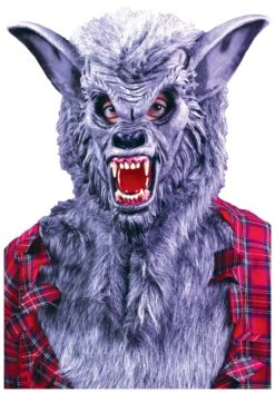 Fun World Grey Werewolf Mask