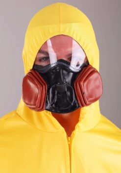 Fun World HAZMAT Suit & Mask For Adults -Fun Halloween Costumes hazmat suit mask costume alt 4