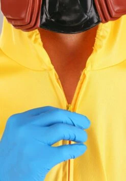 Fun World HAZMAT Suit & Mask For Adults -Fun Halloween Costumes hazmat suit mask costume alt 5