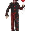 Fun World Red Chrome Clown Costume For Kids