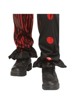 Fun World Red Chrome Clown Costume For Kids -Fun Halloween Costumes kids red chrome clown costume alt 4