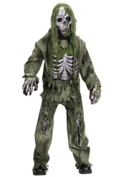 Fun World Kids Skeleton Zombie Costume