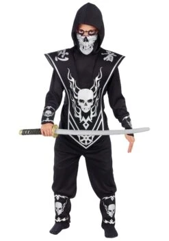 Fun World Kids Skull Ninja Costume