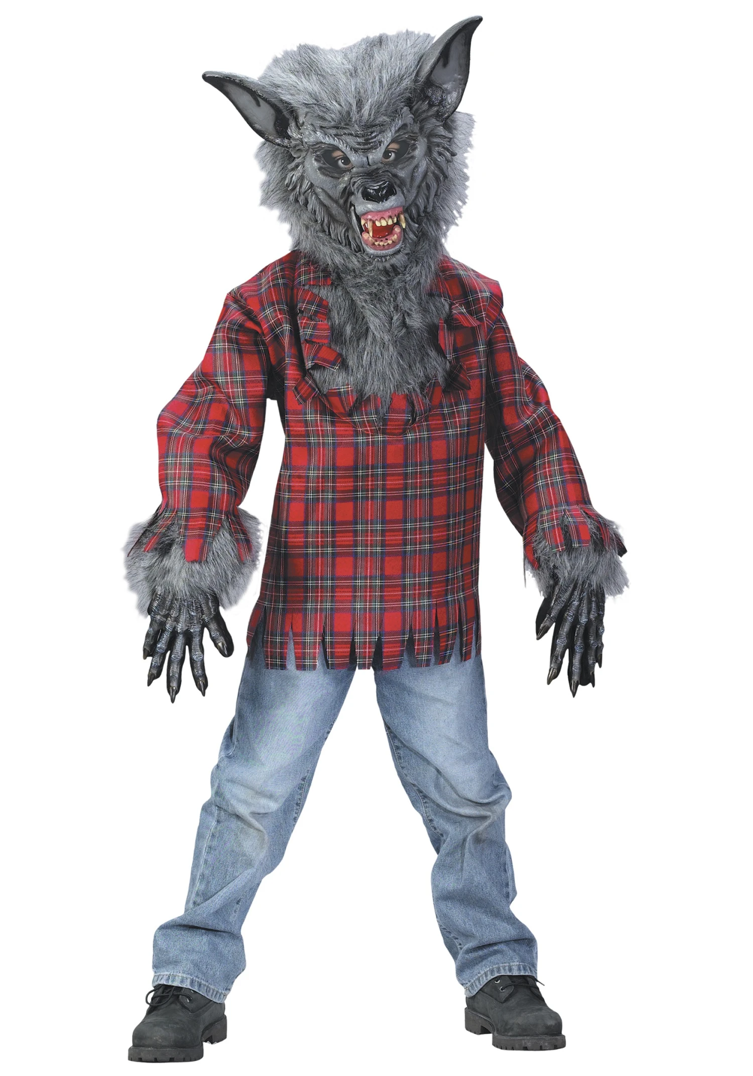 Fun World Kids Grey Werewolf Costume 1 Fun World Kids Grey Werewolf Costume