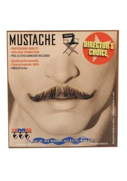 Fun World Gray Magician Mustache Accessory