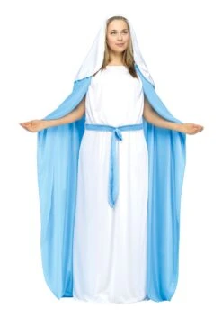 Fun World Women's Plus Size Mother Mary Costume