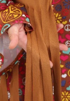 Fun World Peace & Love Plus Size Costume -Fun Halloween Costumes peace love plus size costume alt 5