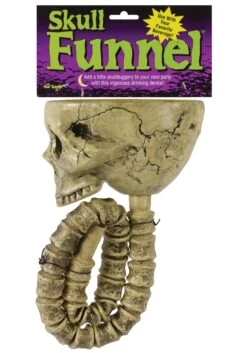 Fun World Skull And Spine Beverage Funnel Party Prop