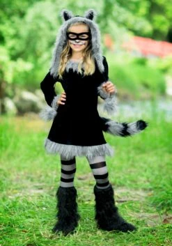 Fun World Sweet Raccoon Costume For Girls