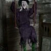 Fun World Swinging Witch Decoration