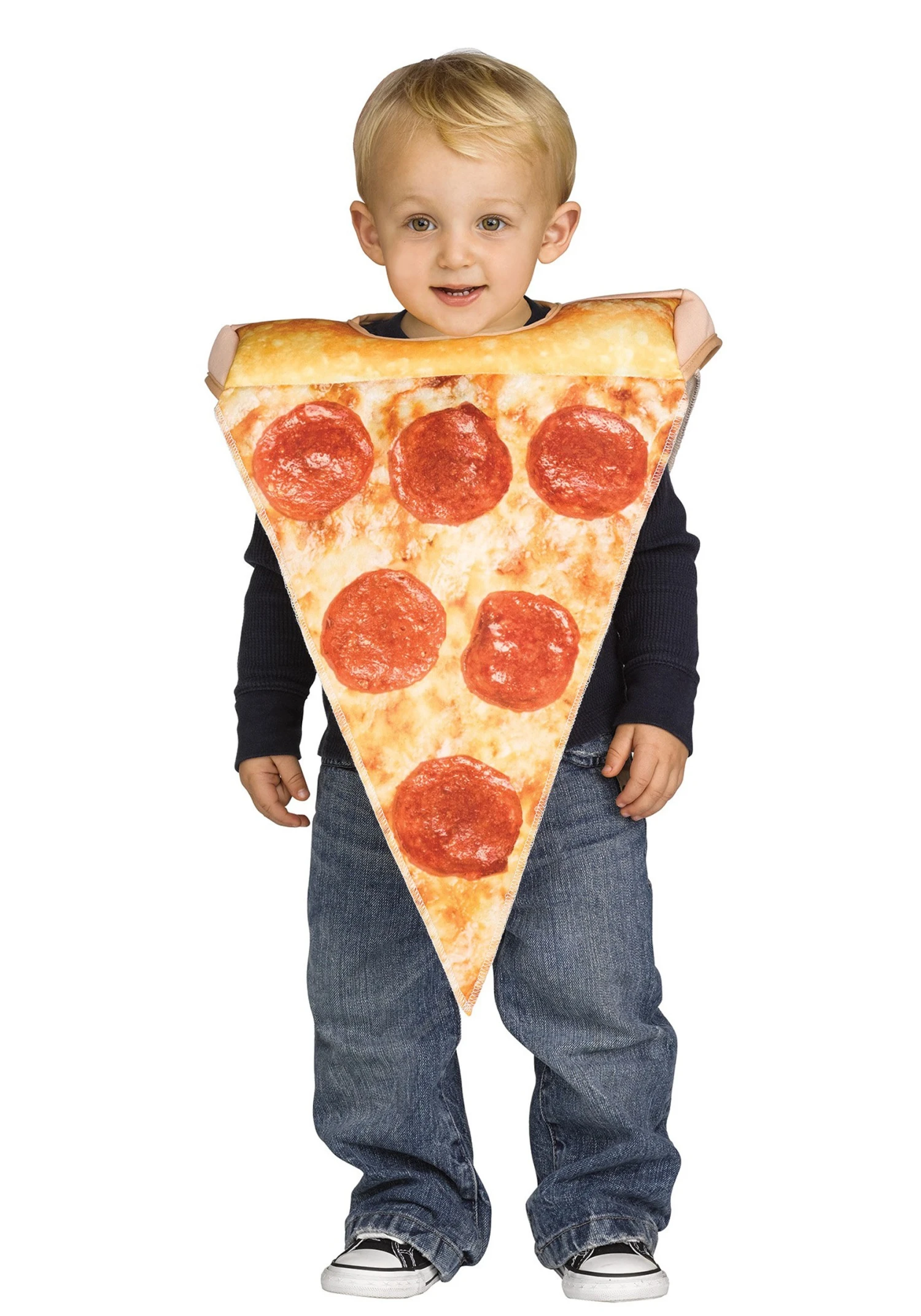 Fun World Pizza Slice Toddler Costume 1 Fun World Pizza Slice Toddler Costume
