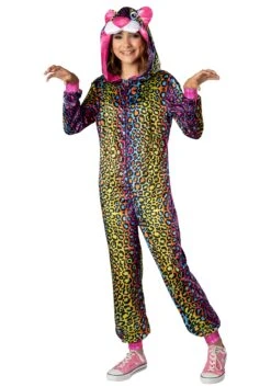 Fun World Tween Neon Leopard Costume