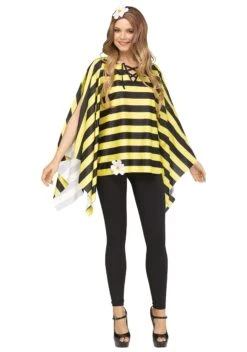Fun World Bumblebee Poncho For Women