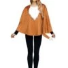 Fun World Fox Poncho For Women