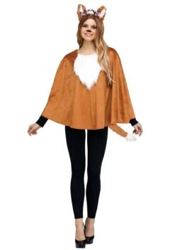 Fun World Fox Poncho For Women