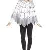 Fun World Women's Ombre Spider Web Poncho