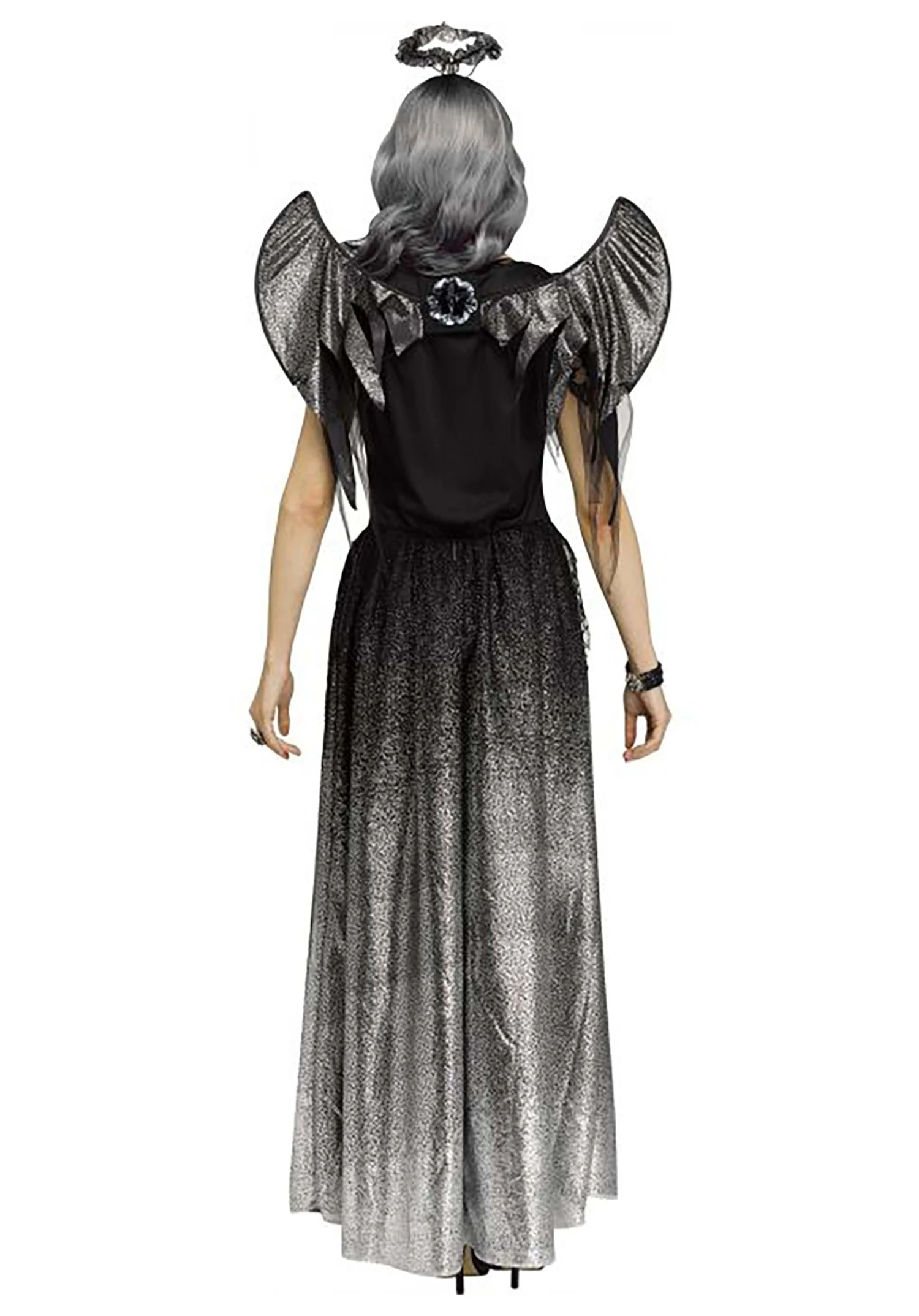 Fun World Onyx Angel Costume For Women 2 Fun World Onyx Angel Costume For Women - Image 2