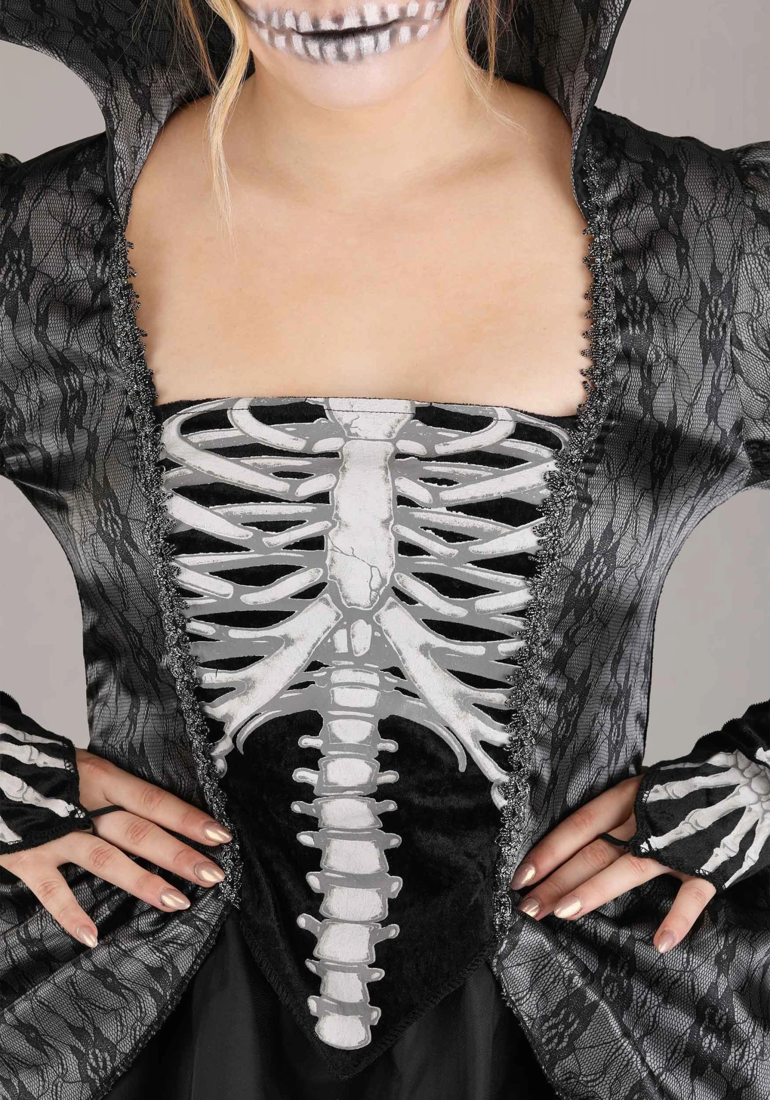 Fun World Skeleton Queen Costume For Women 5 Fun World Skeleton Queen Costume For Women - Image 5