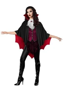 Fun World Vampire Costume Poncho For Women
