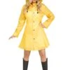 Fun World Yellow Raincoat Costume For Women